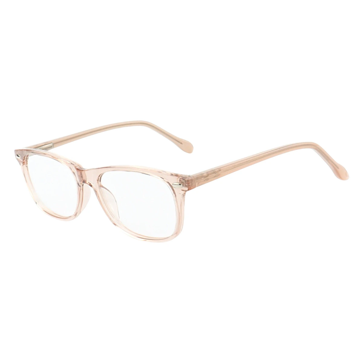 Armação de Óculos Infantil Quadrada MR9083 Creme Transparente