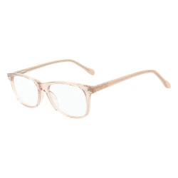 Armação de Óculos Infantil Quadrada MR9083 Creme Transparente