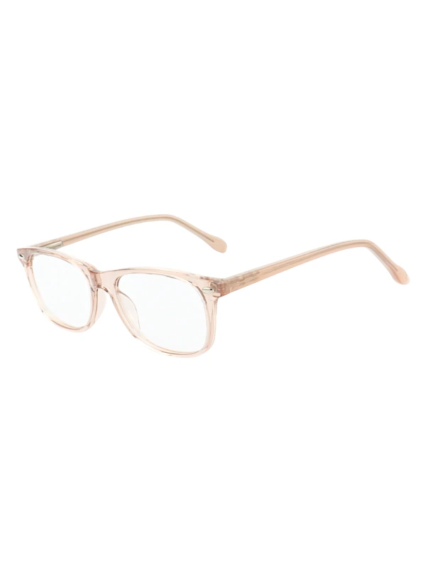Armação de Óculos Infantil Quadrada MR9083 Creme Transparente