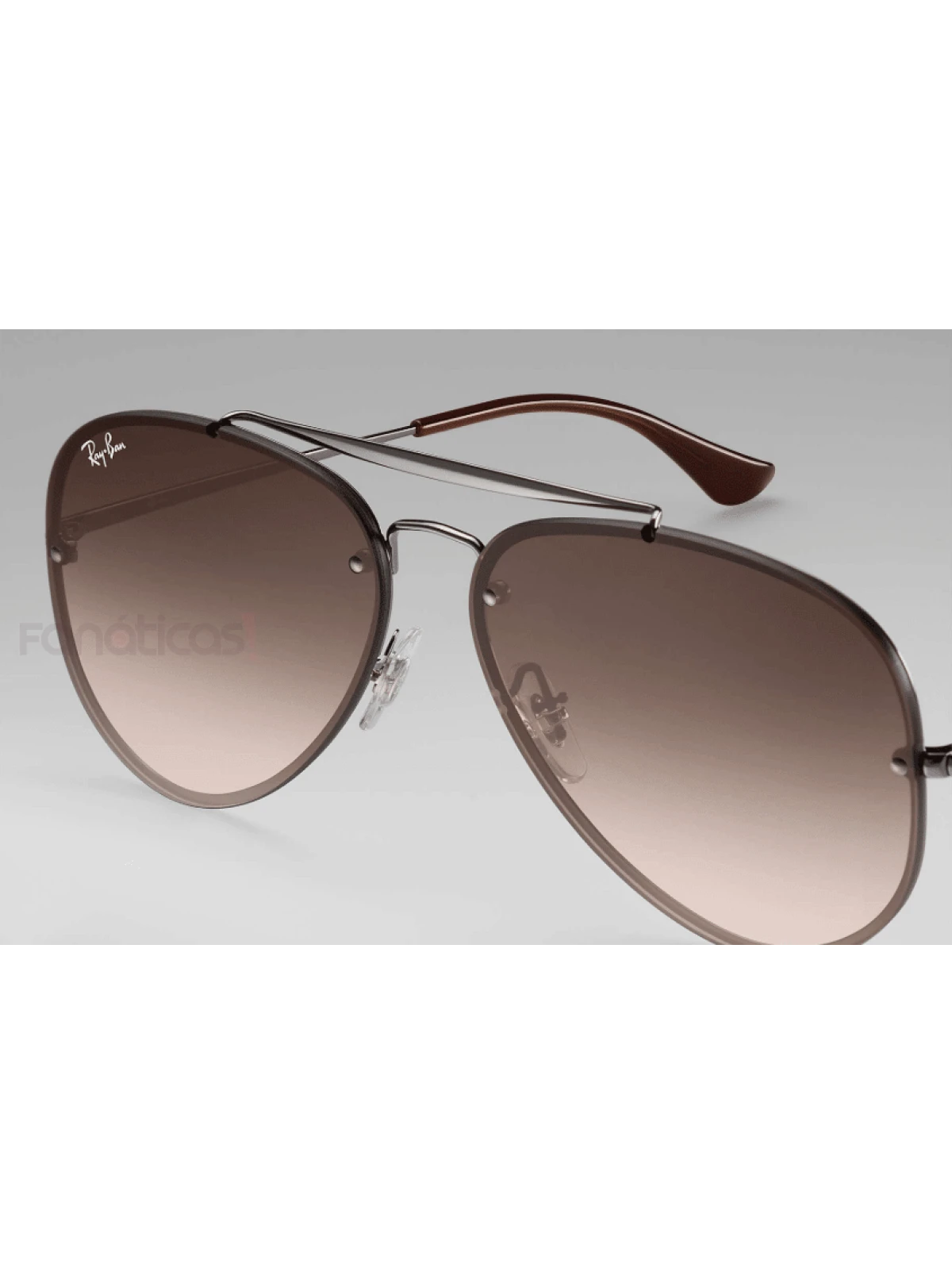 Óculos de Sol Blaze Aviator RB3584N Chumbo e Marrom