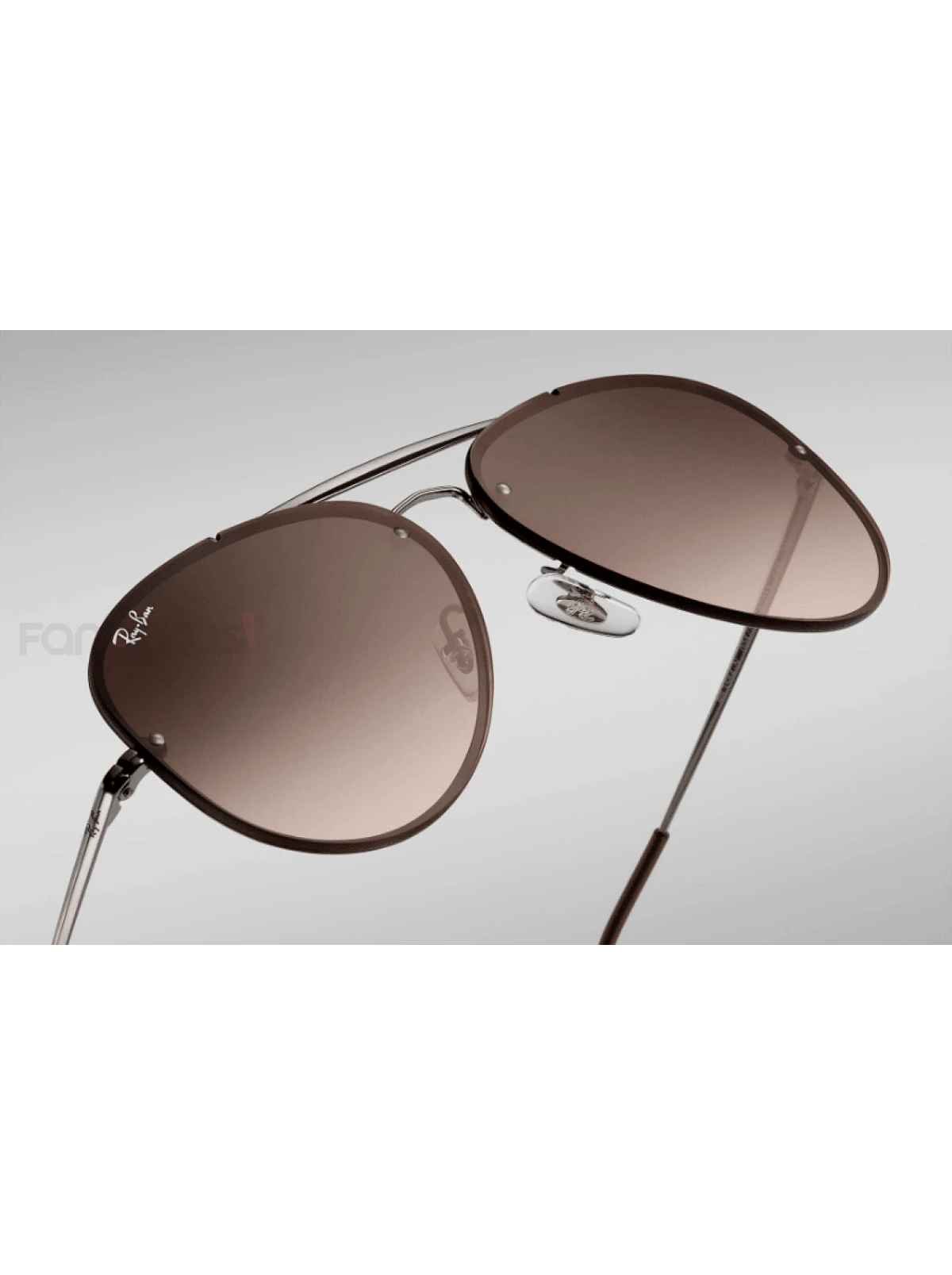 Óculos de Sol Blaze Aviator RB3584N Chumbo e Marrom