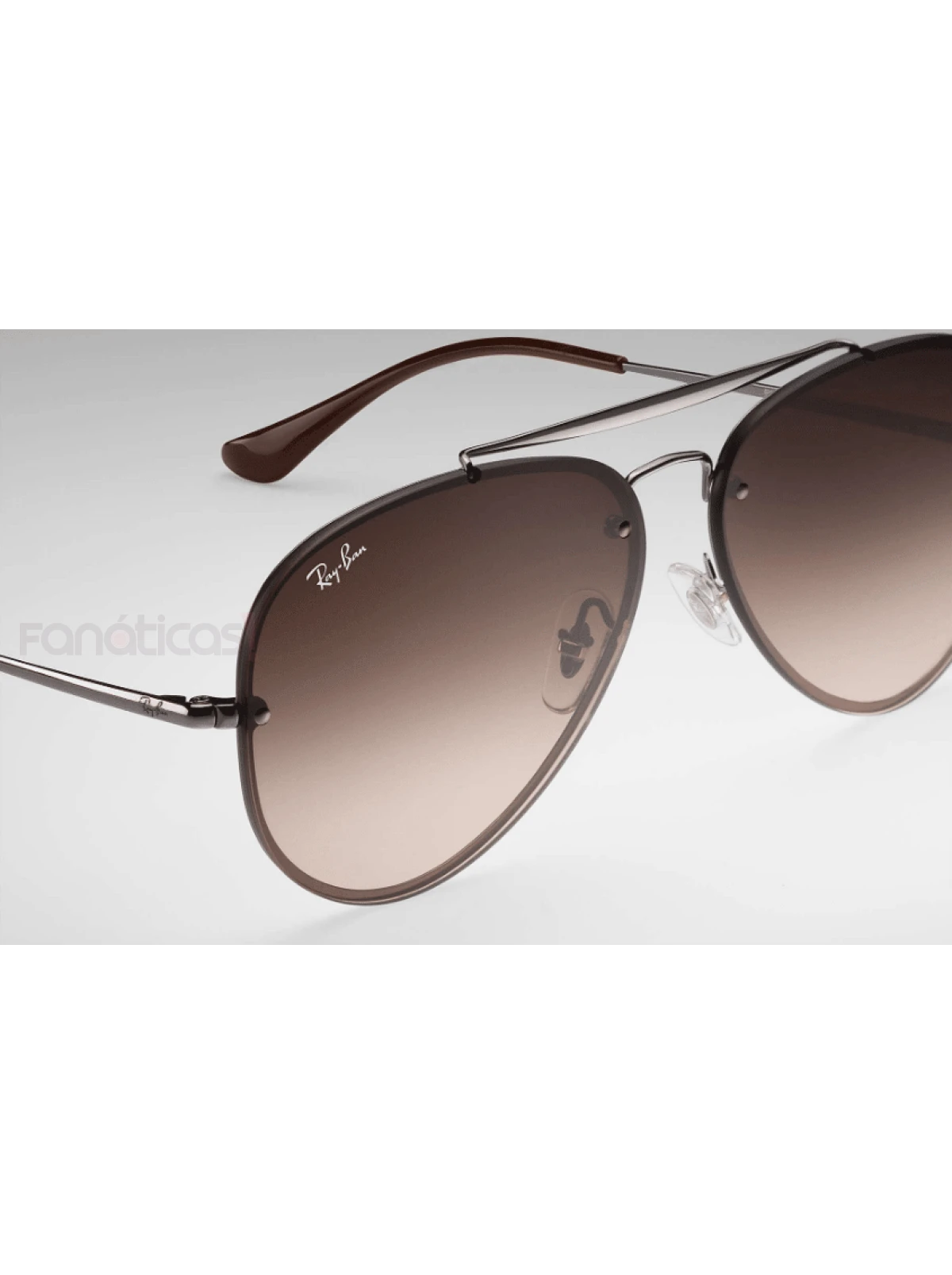 Óculos de Sol Blaze Aviator RB3584N Chumbo e Marrom