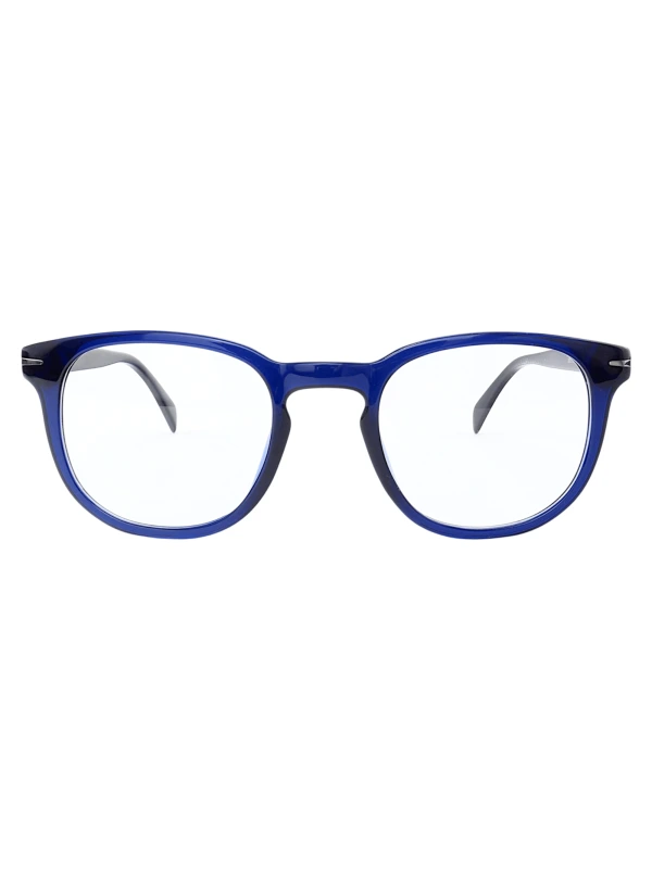 Armação de Óculos Quadrado DB1015 Azul e Preto