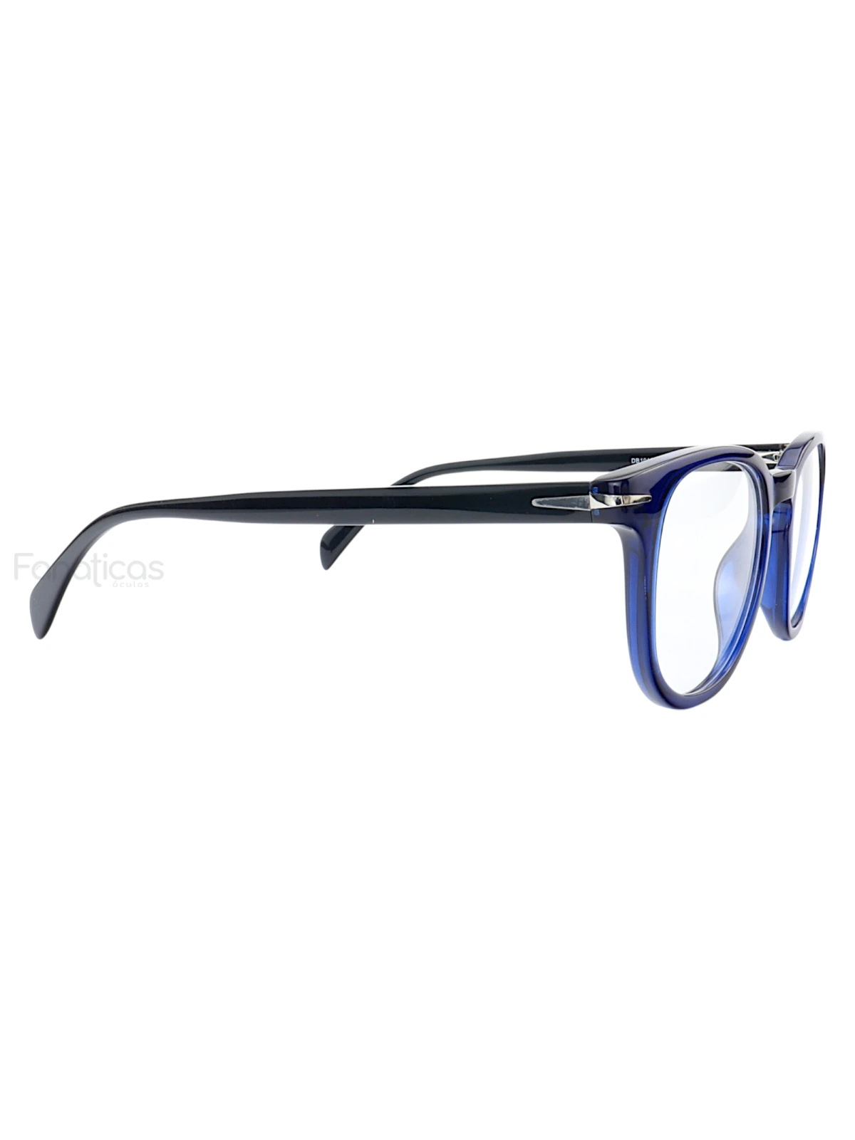 Armação de Óculos Quadrado DB1015 Azul e Preto