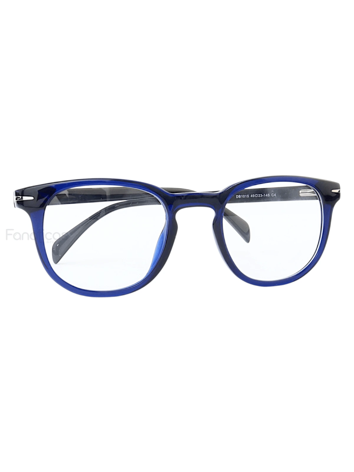 Armação de Óculos Quadrado DB1015 Azul e Preto