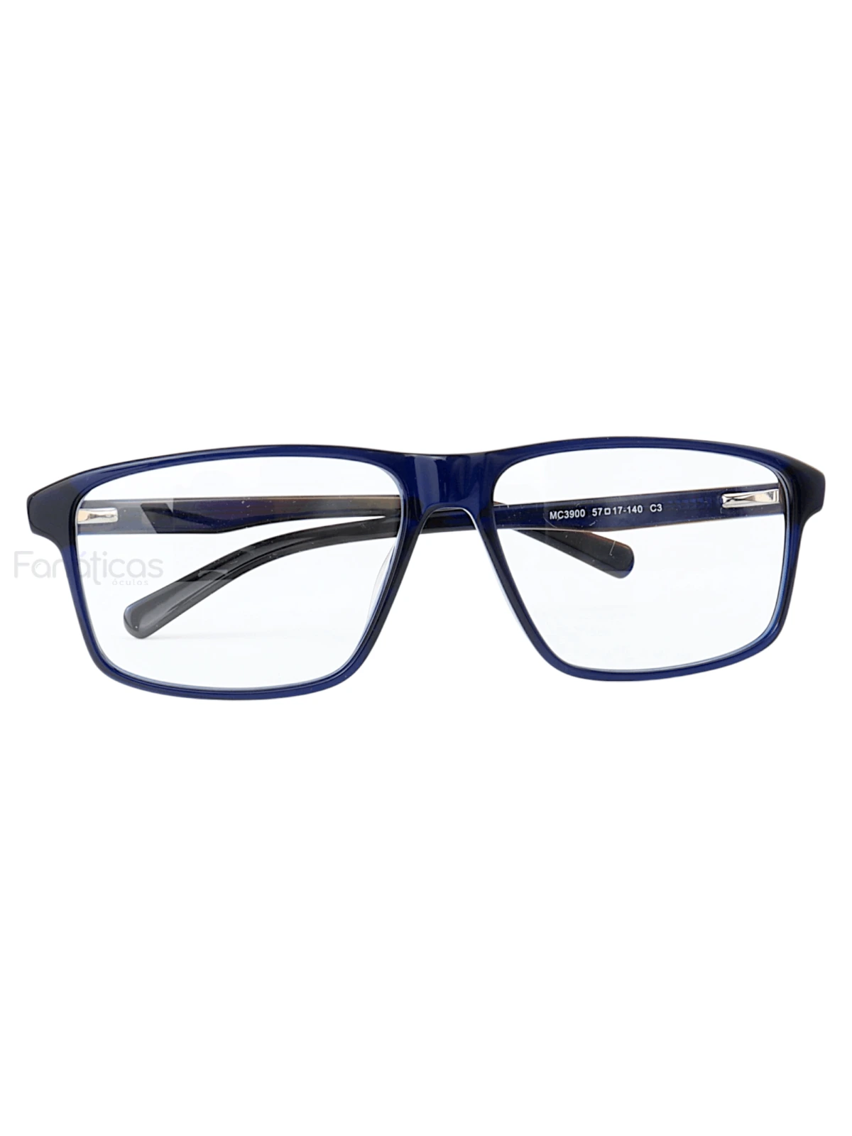 Armação de Óculos Quadrado MC3900 Azul