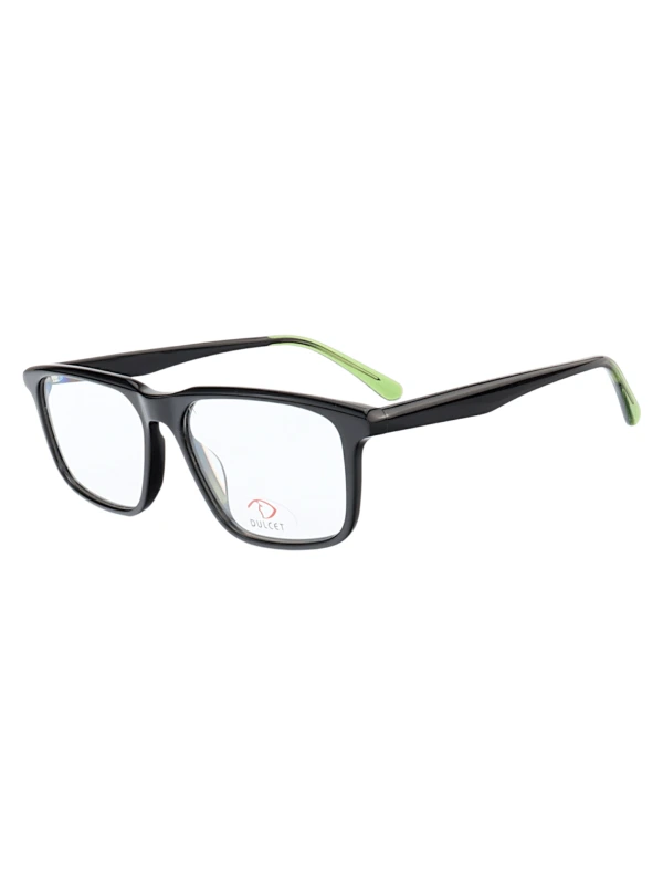Armação de Óculos Quadrado MC3908 Preto e Verde