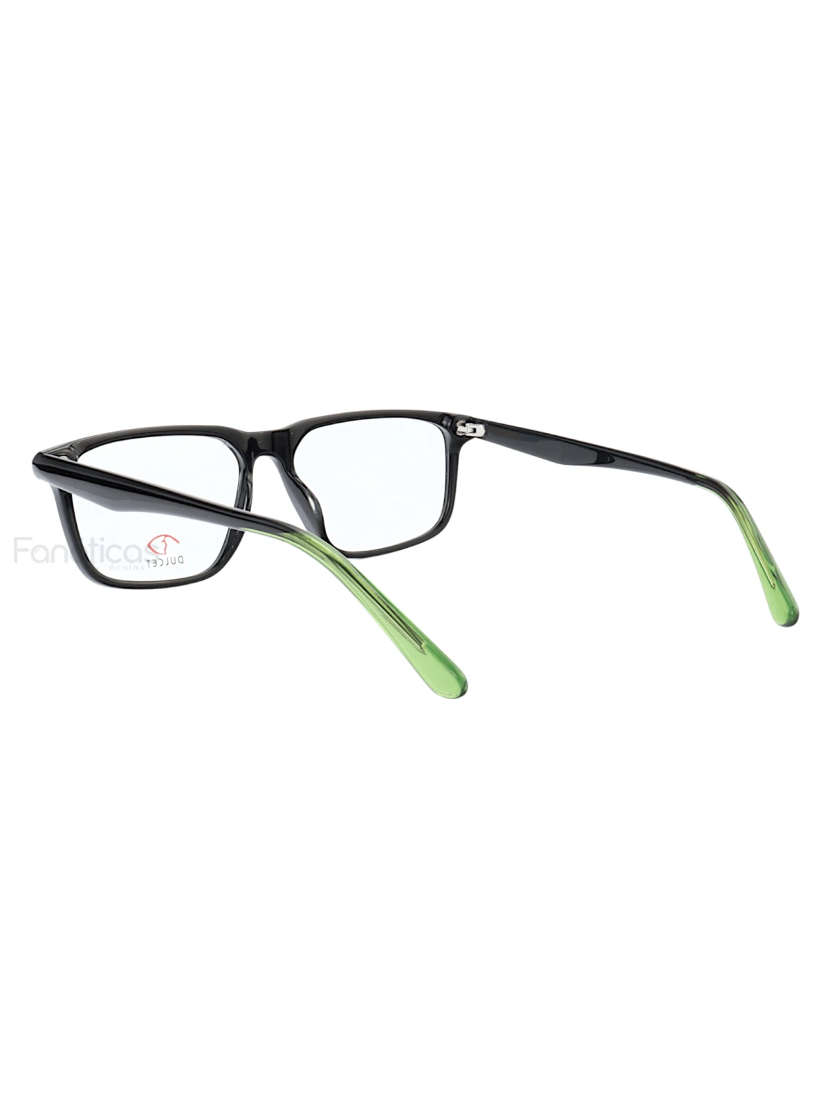 Armação de Óculos Quadrado MC3908 Preto e Verde