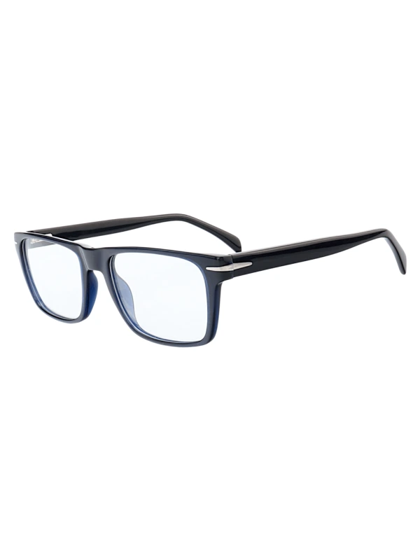 Armação de Óculos Quadrado MC3912 Azul e Preto