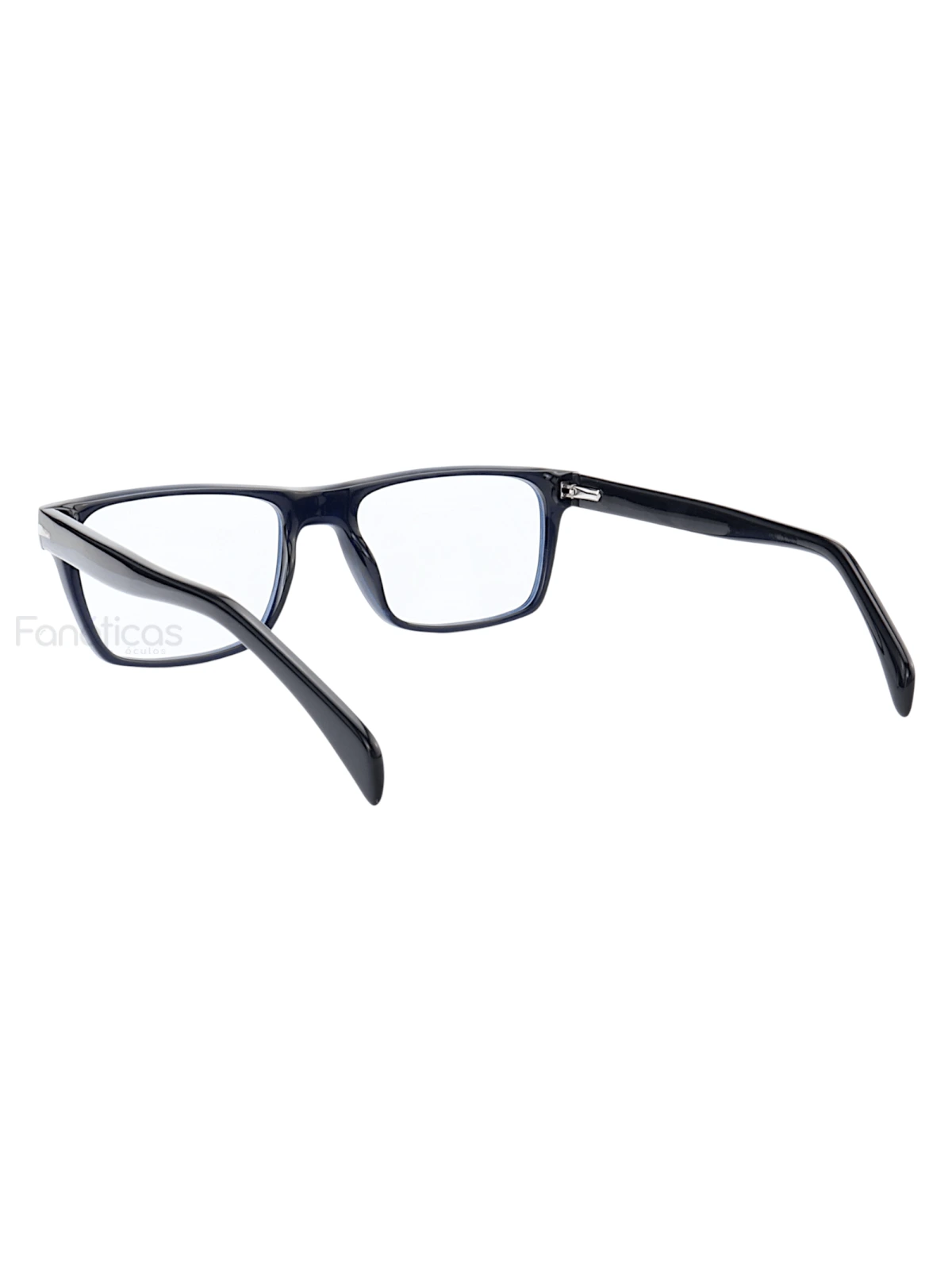 Armação de Óculos Quadrado MC3912 Azul e Preto