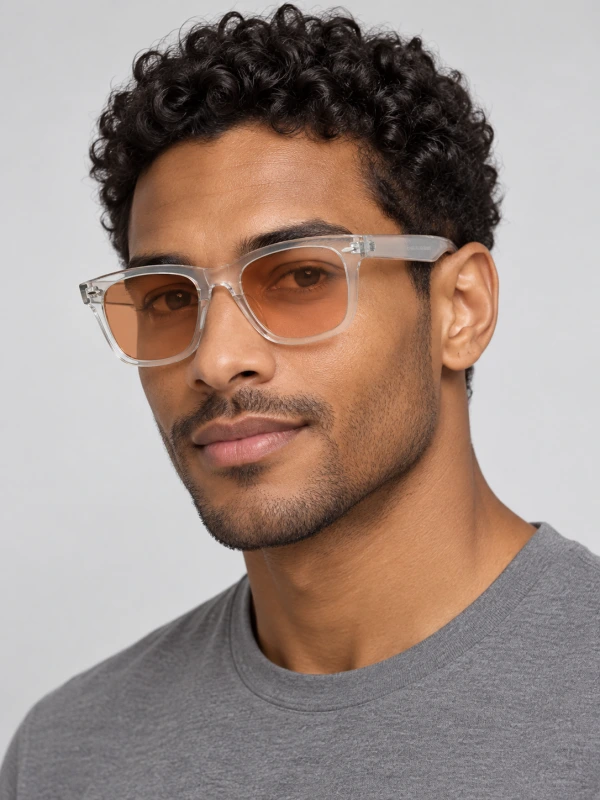 Óculos de Sol Londres Transparente e Laranja