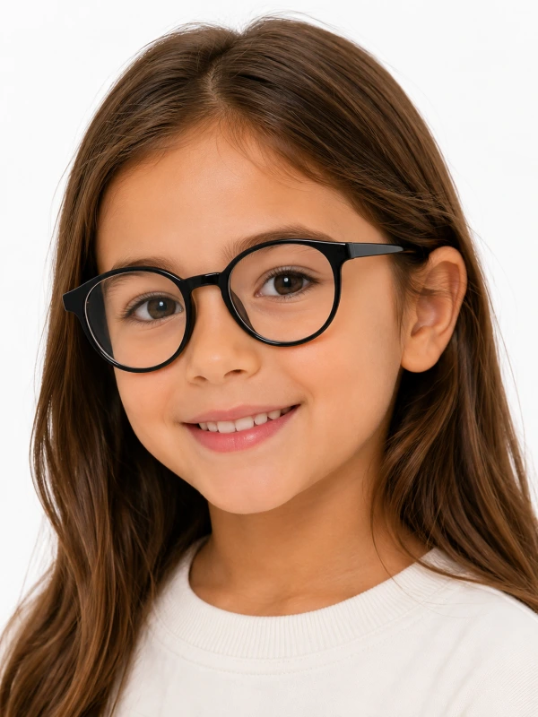 Armação de Óculos Infantil Redonda MR9156 Preta