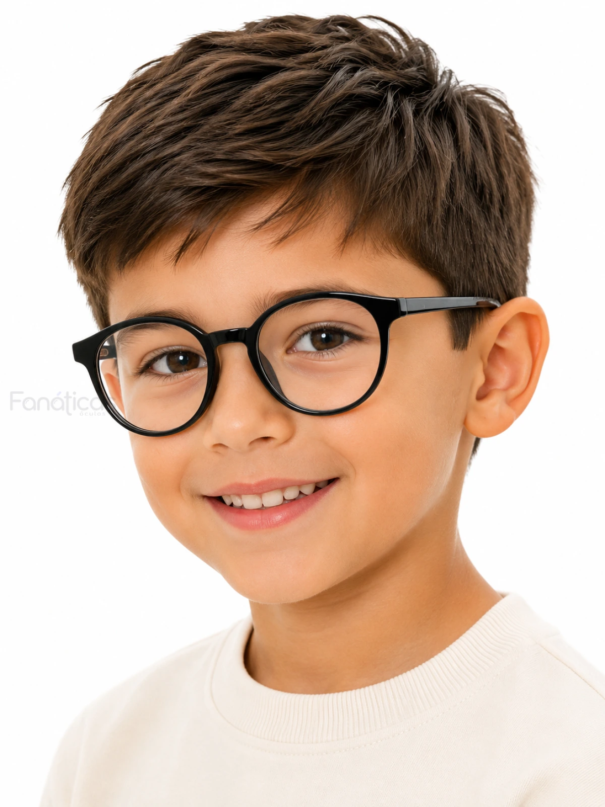 Armação de Óculos Infantil Redonda MR9156 Preta