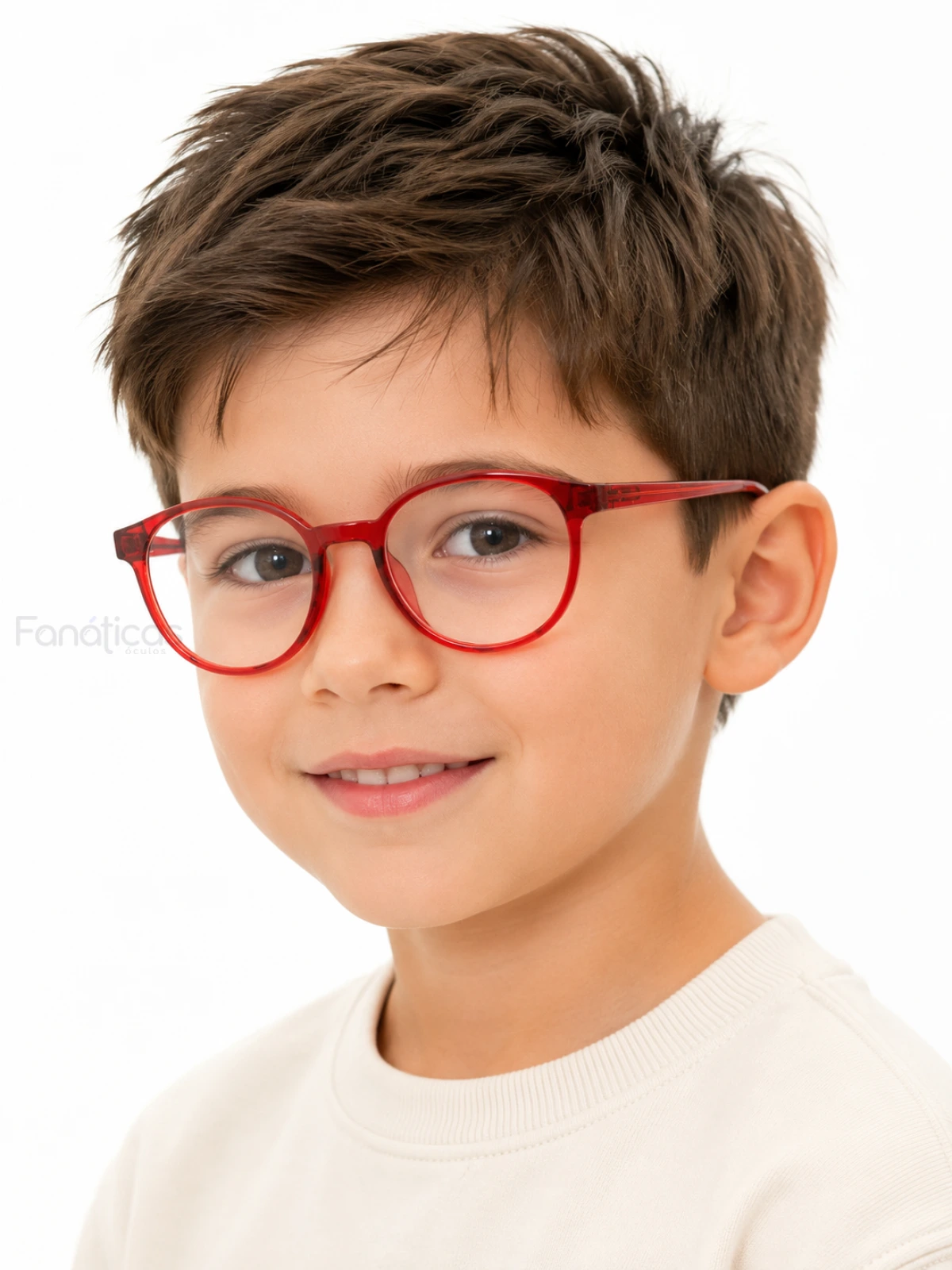 Armação de Óculos Infantil Redonda MR9156 Vermelho