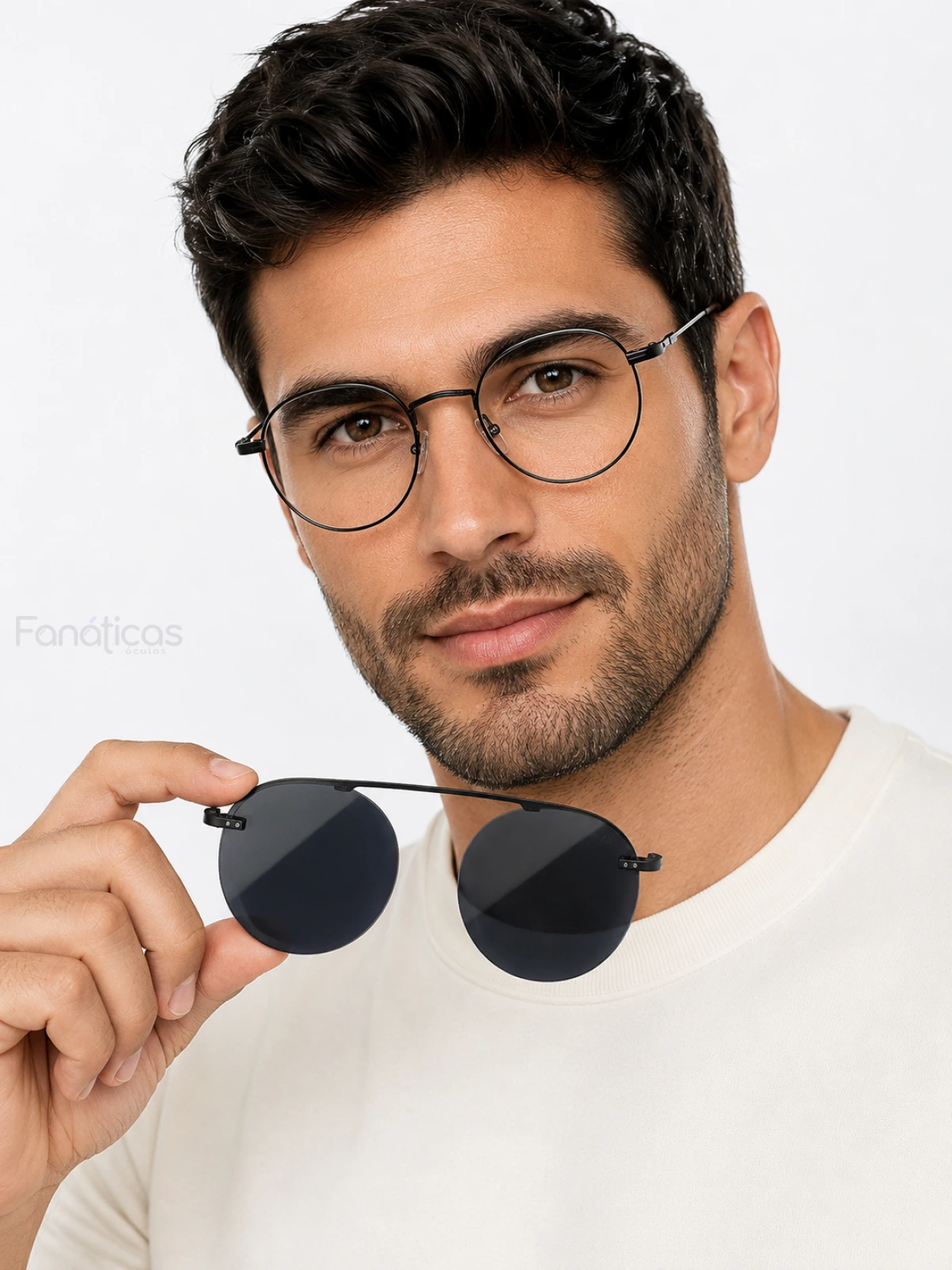 Armação de Óculos Clipon Round RB6168 Preto