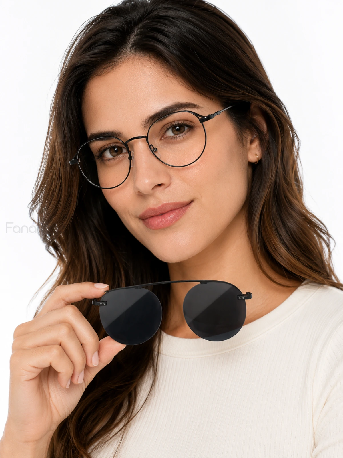 Armação de Óculos Clipon Round RB6168 Preto