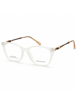 Armacao de Óculos Quadrada TF2160 Branca Leitosa