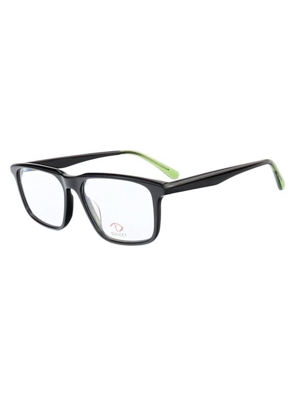 Armação de Óculos Quadrado MC3908 Preto e Verde