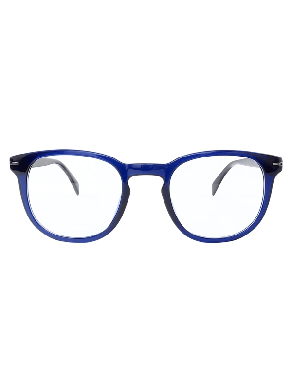 Armação de Óculos Quadrado DB1015 Azul e Preto