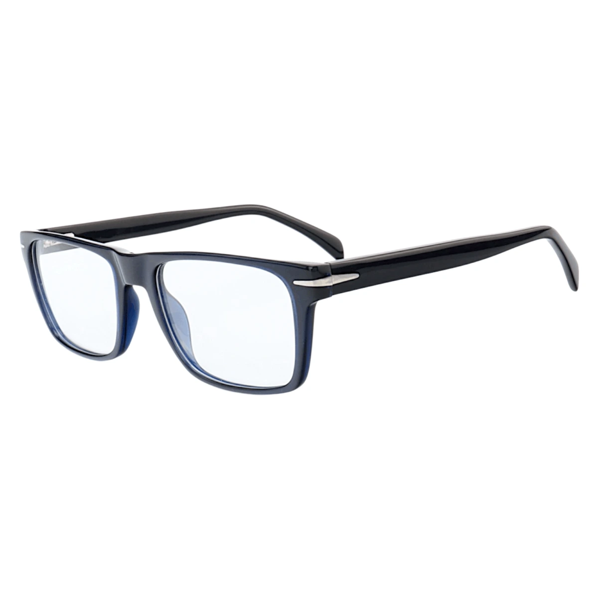 Armação de Óculos Quadrado MC3912 Azul e Preto